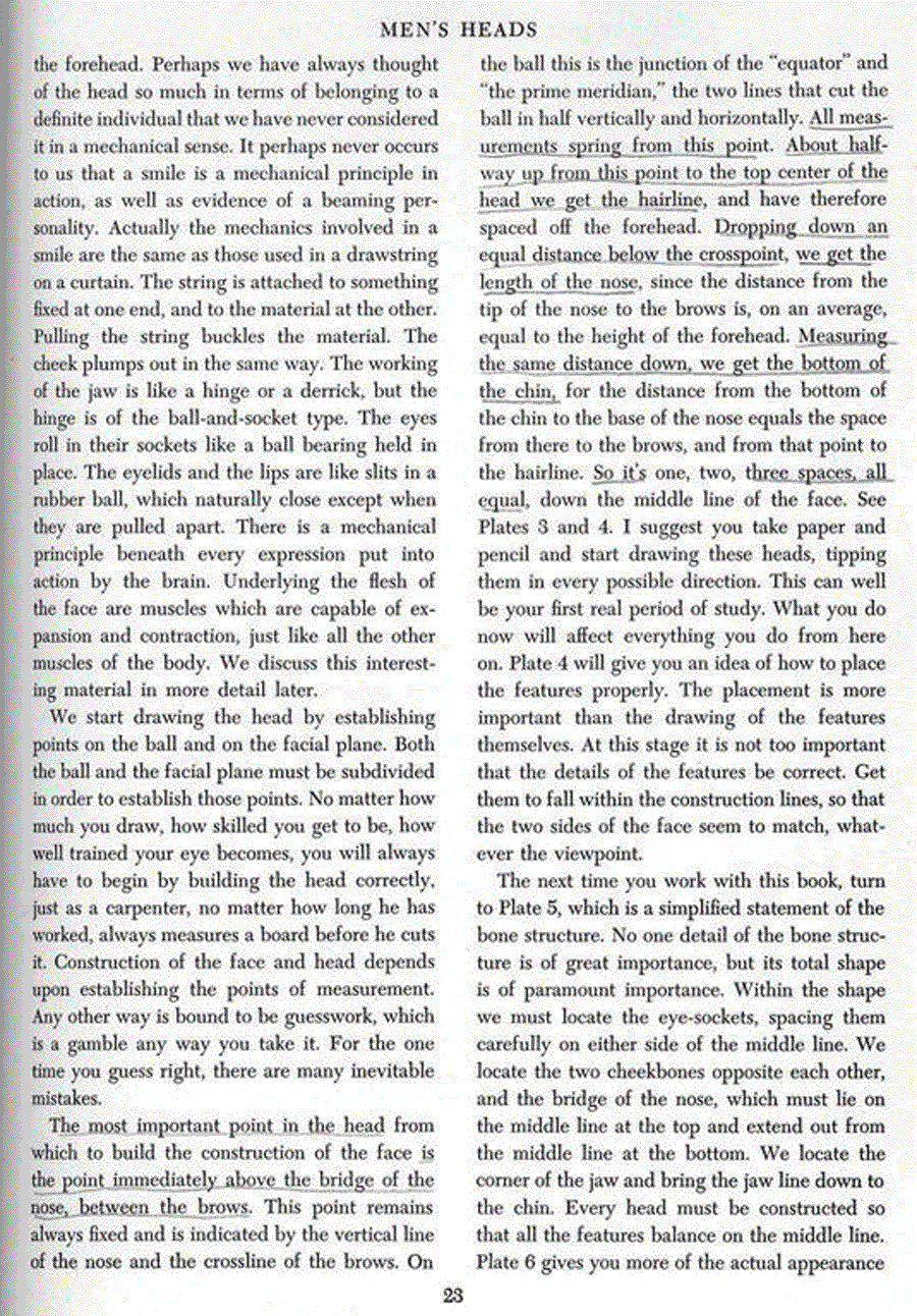 Drawing the head and hands - Andrew Loomis ></a>
<script language=JavaScript> 
  var txt = 