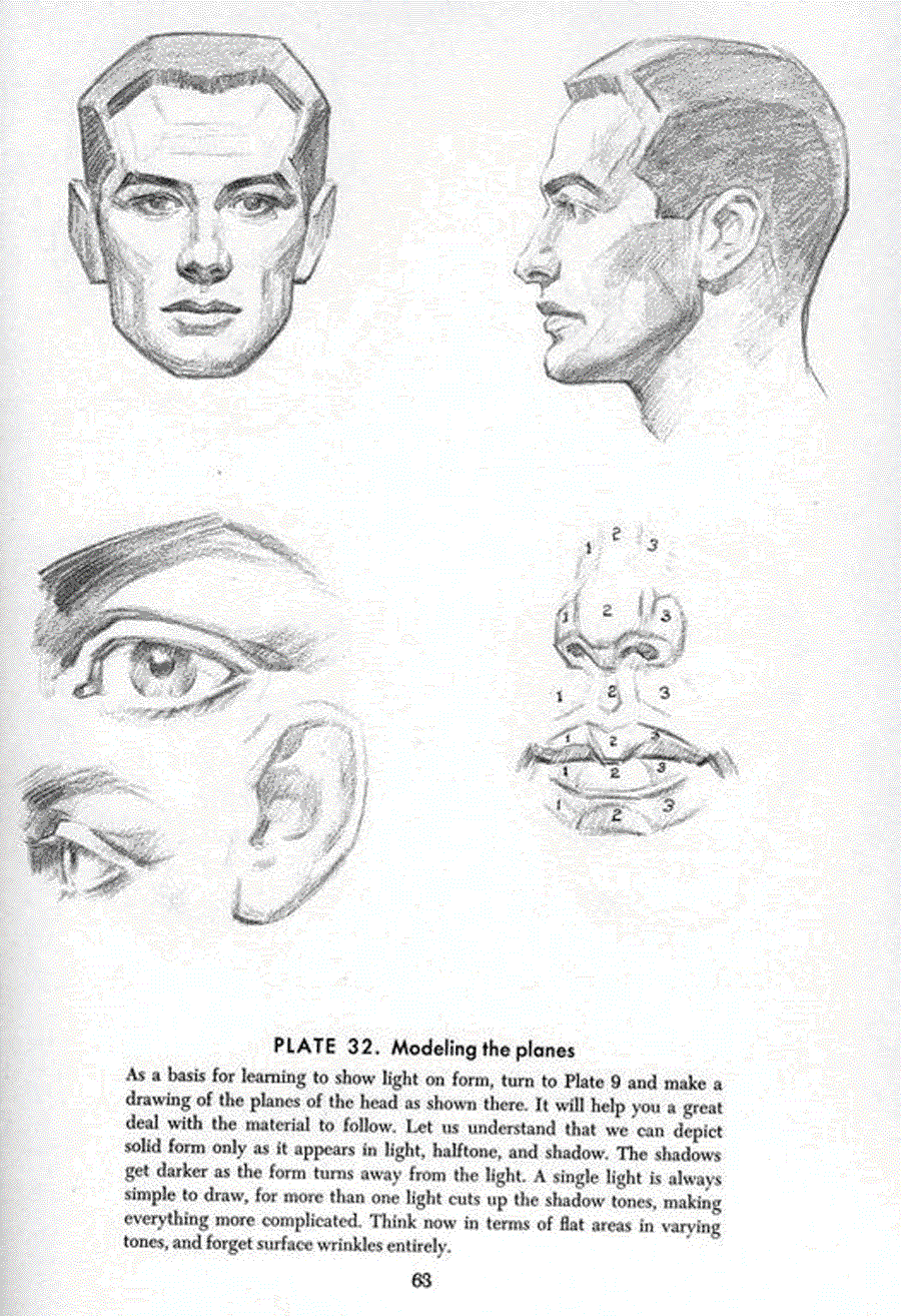Drawing the head and hands - Andrew Loomis ></a>
<script language=JavaScript> 
  var txt = 
