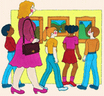 Artville: Mrs Teaches School 